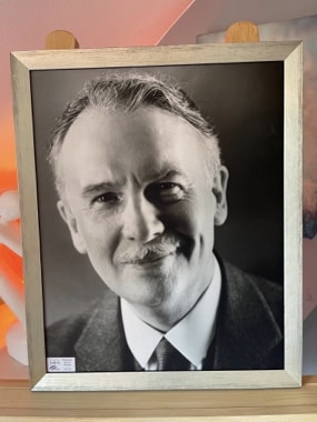 Portrait souvenir en noir et blanc